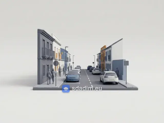 calle residencial — жилая улица