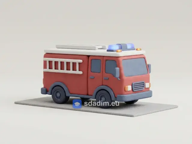 camión de bomberos — пожарная машина