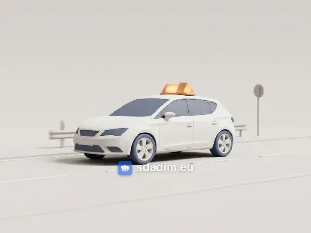 coche de autoescuela — учебный автомобиль