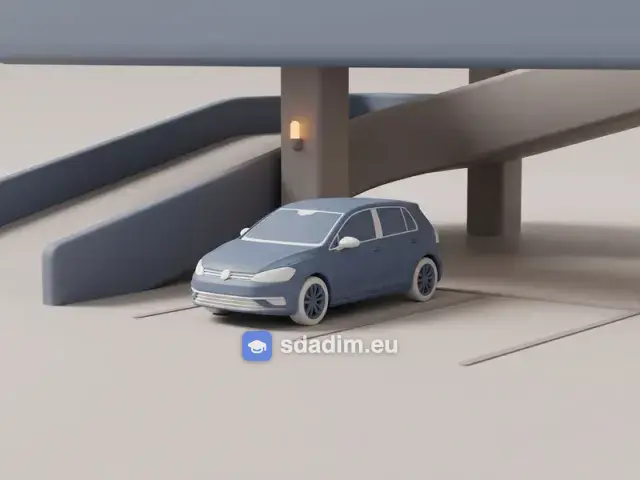 dejar el coche en el aparcamiento — оставить машину на парковке
