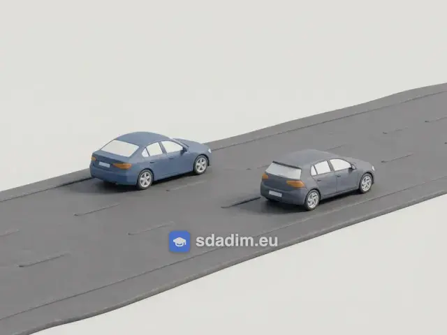 distancia de seguridad — безопасная дистанция