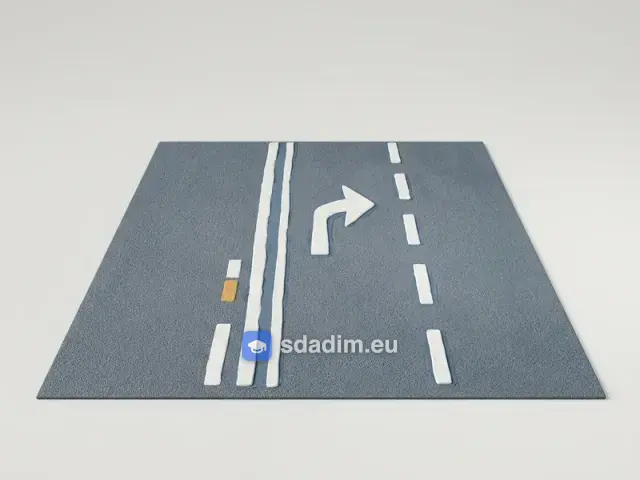 marcas viales — дорожная разметка