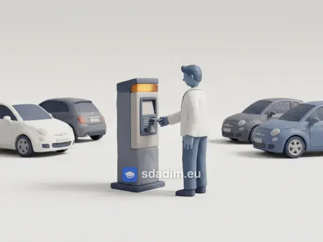 pagar el parking — оплатить парковку