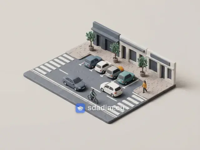 vía urbana — городская улица